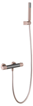 Grifo De Ducha Termostático  Line Gris Champagne