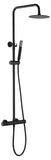 Conjunto De Ducha Termóstatico  Line Negro Mate