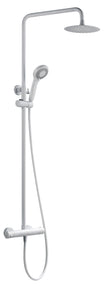 Conjunto De Ducha Termostático  Kent Blanco Mate