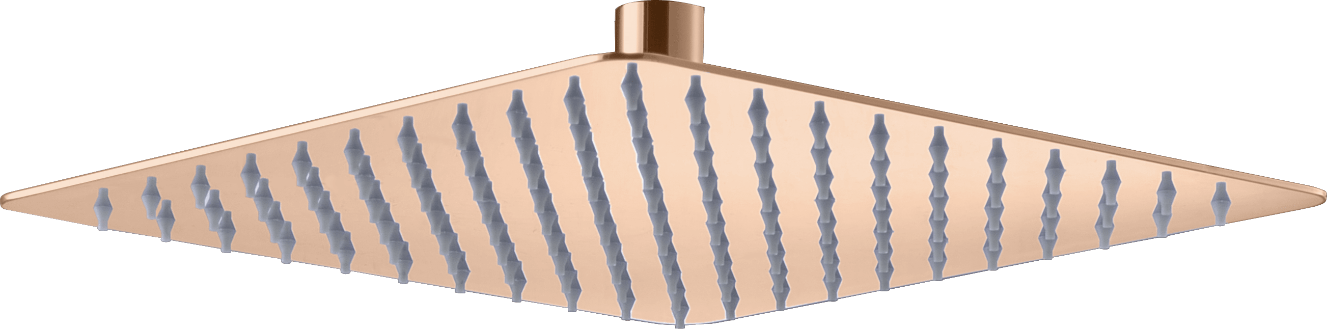 Rociador Cuadrado 25X25 Oro Rosa Brillo