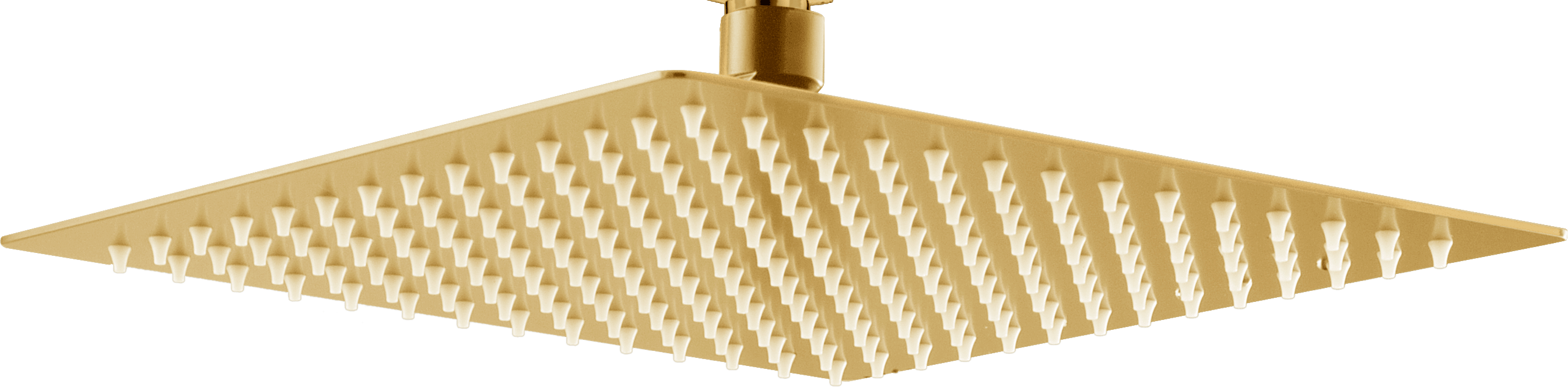 Rociador Cuadrado 30X30 Oro Cepillado