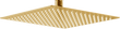 Rociador Cuadrado 30X30 Oro Cepillado