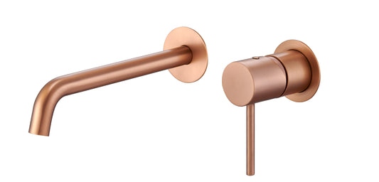 Monomando Lavabo Empotrado Monza Oro Rosa Cepill