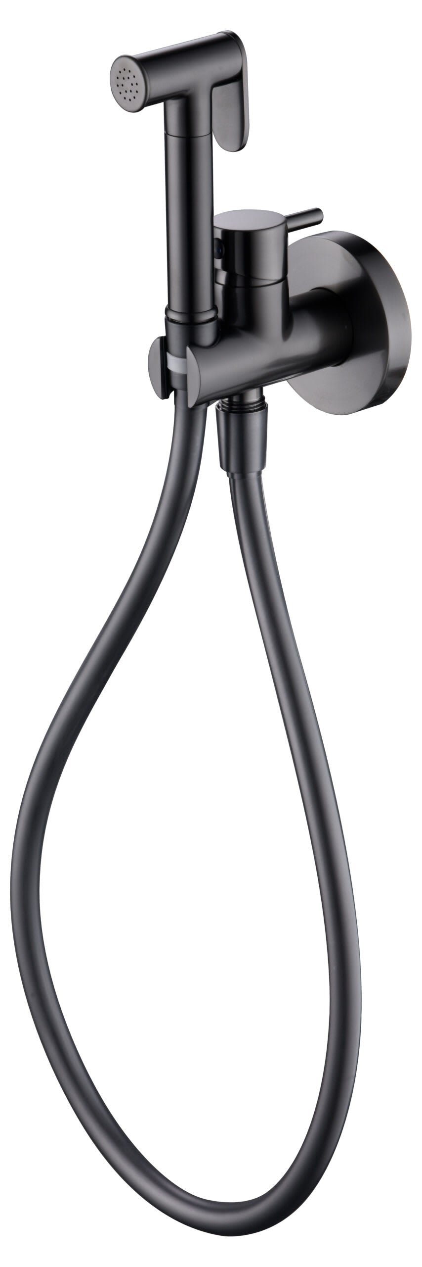 Grifo Empotrado De Bidé Múnich Black Gun Metal