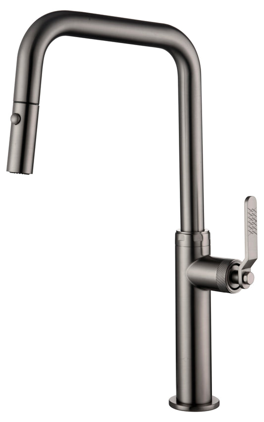 Grifo De Cocina Niza Black Gun Metal