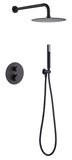 Conjunto Ducha Termostatico Empotrado Monza Negro Mate