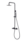 Conjunto Ducha Termostatico Monza Negro Mate
