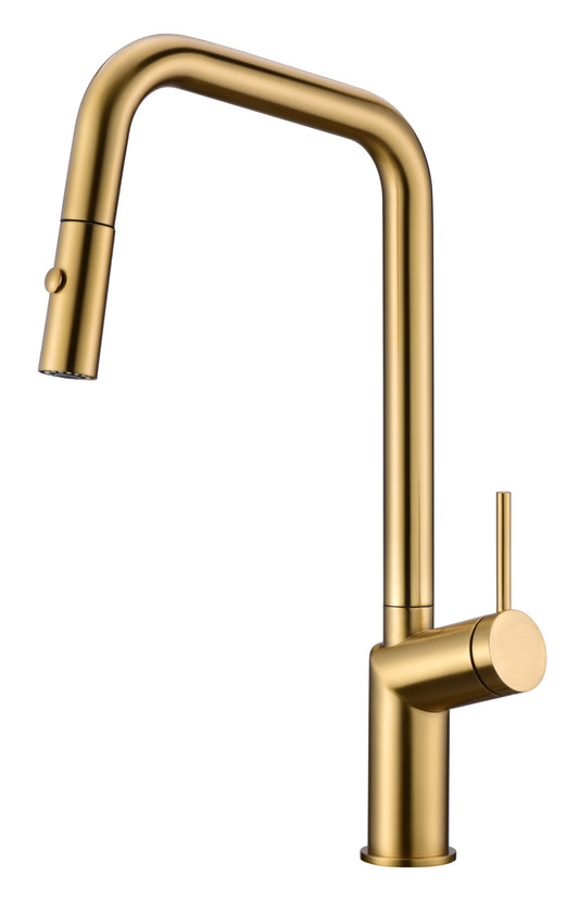 Grifo De Cocina Bonn Oro Cepillado