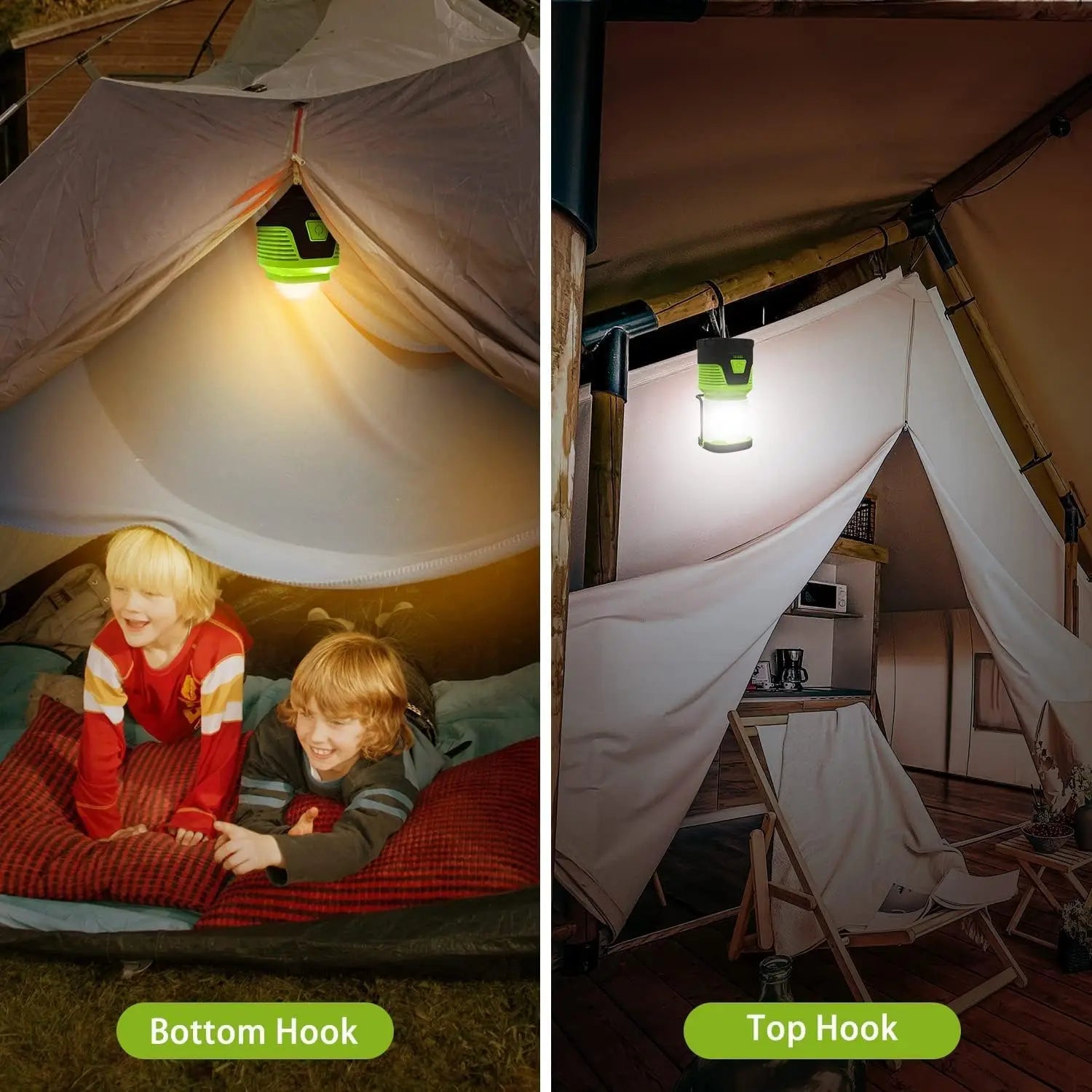 Rechargeable Led Camping Flashlight Power Lantern