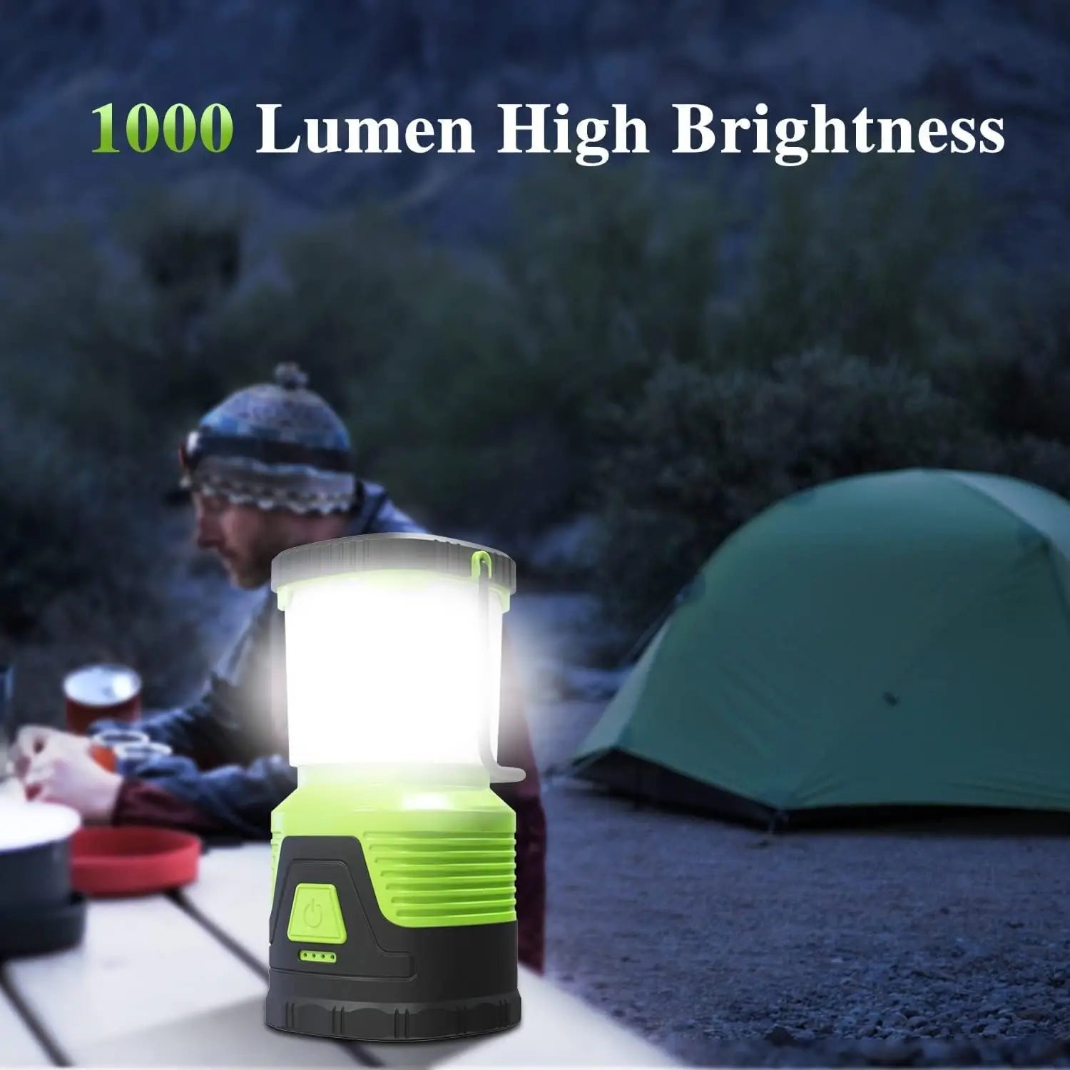 Rechargeable Led Camping Flashlight Power Lantern
