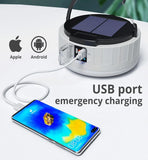 Solar Camping USB Rechargeable Led Flashlight Lantern