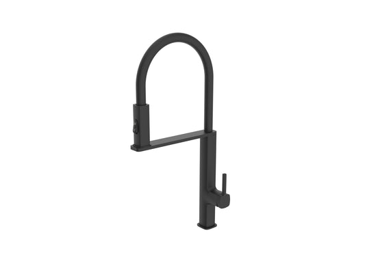 Grifo De Cocina Menorca Negro Mate