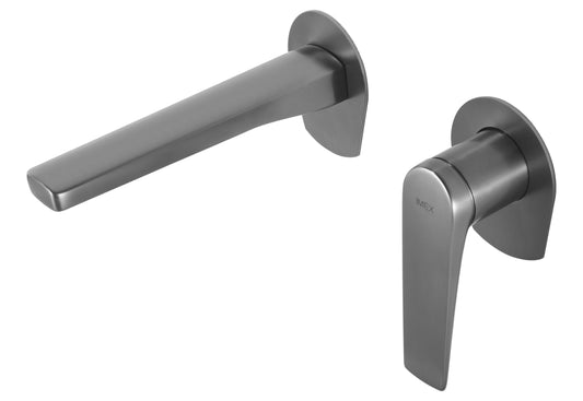 Monomando Empotrado Lavabo Delos Black Gun Metal