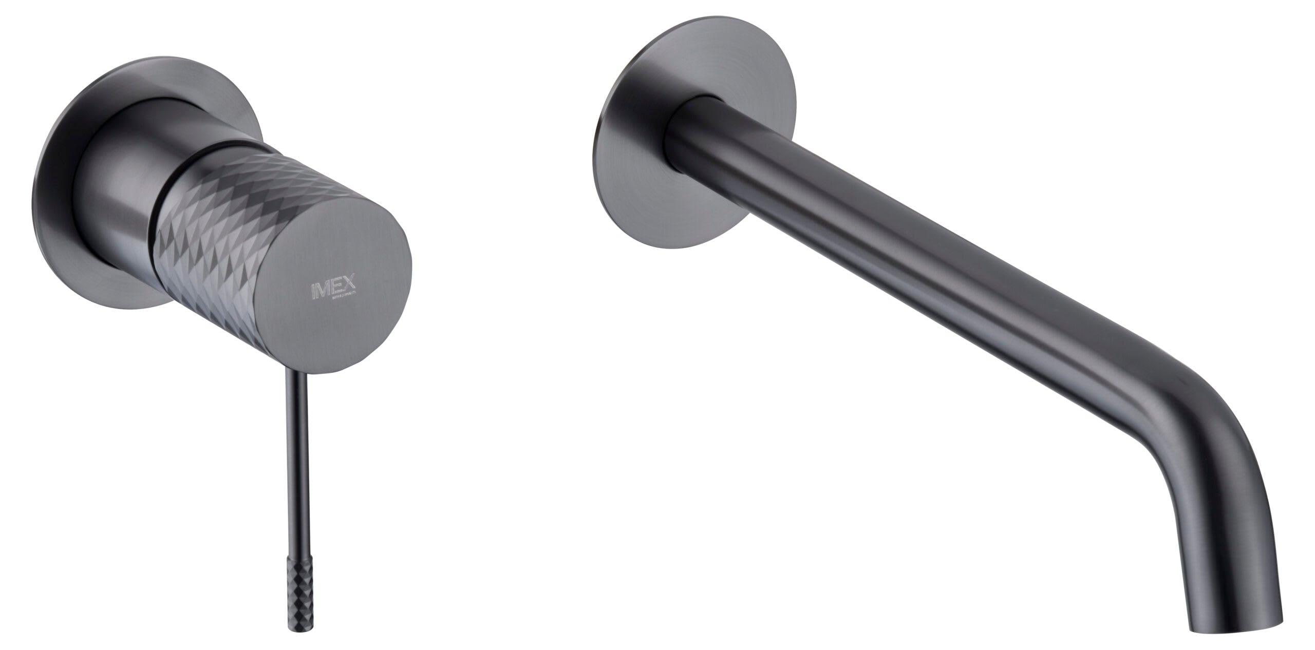 Monomando Empotrado Lavabo Génova Black Gun Metal