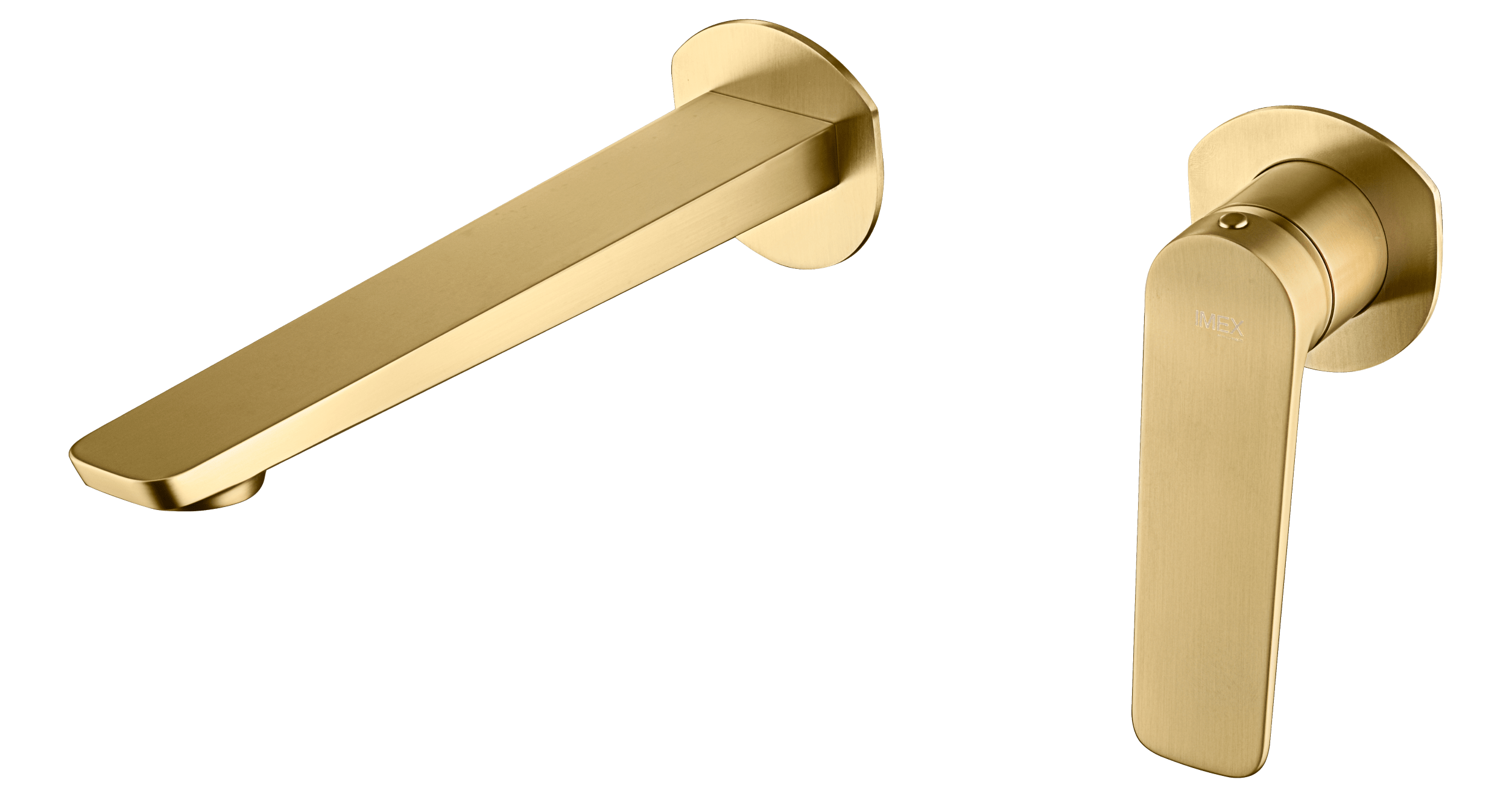 Monomando Empotrado Lavabo Nápoles Oro Cepillado