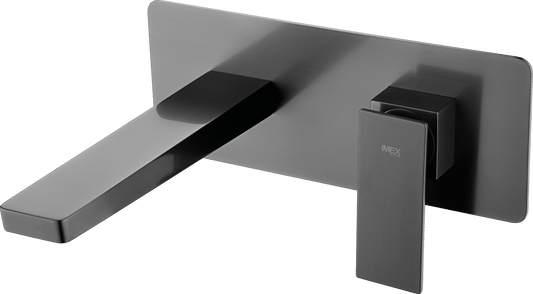 Monomando Empotrado Lavabo Pisa Black Gun Metal
