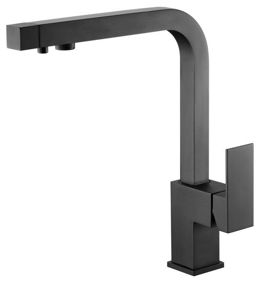 Grifo De Cocina Capri Negro Mate Para Osmosis