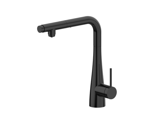 Grifo De Cocina Split Para Osmosis Negro Mate