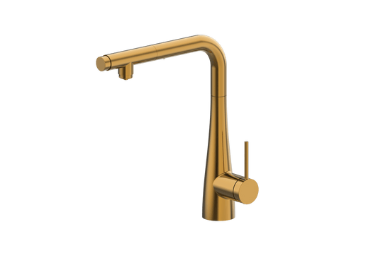 Grifo De Cocina Split Para Osmosis Oro Cepillado