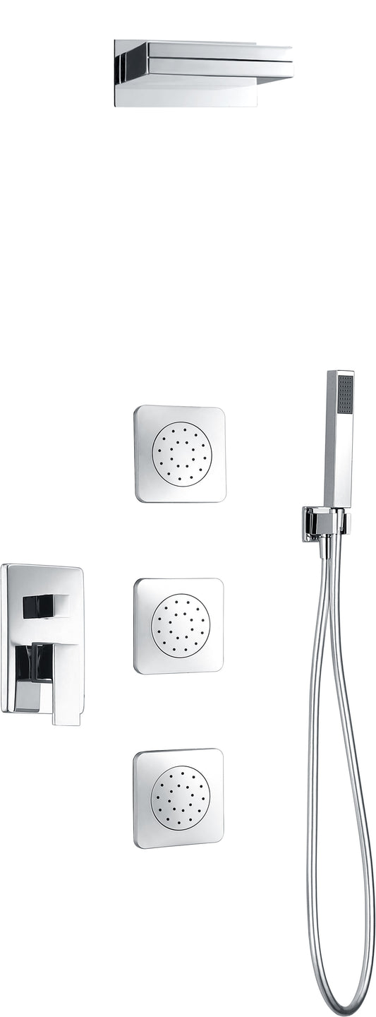 Conjunto De Ducha Empotrado Monomando Formentera
