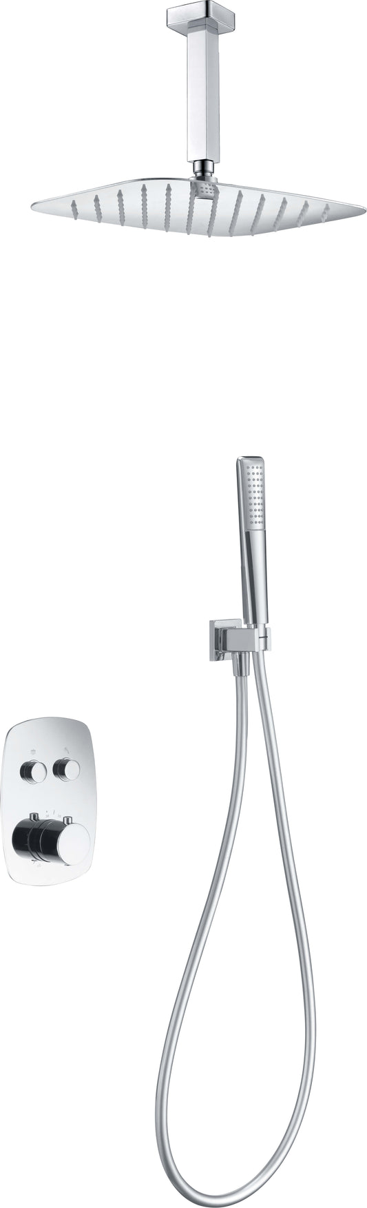 Conjunto De Ducha Empotrado Termostático  Feroe
