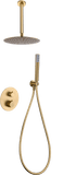 Conjunto Ducha Termostático Empotrado Piamonte Oro