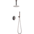 Conjunto De Ducha Empotrado Termostático  Top Gris Champagne