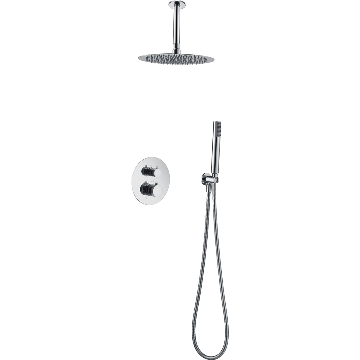 Conjunto De Ducha Empotrado Termostático  Top