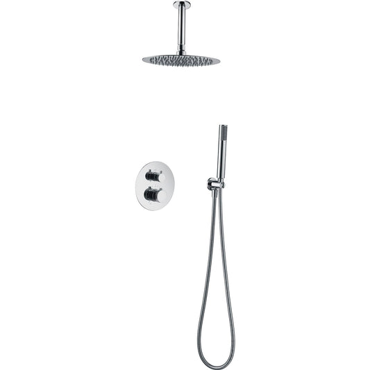 Conjunto De Ducha Empotrado Termostático  Top