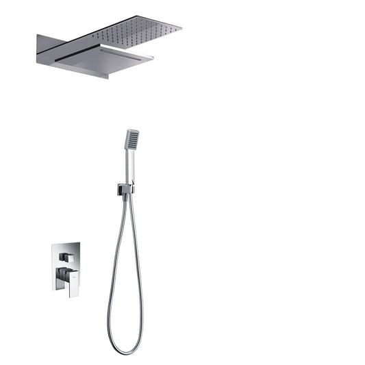 Conjunto De Ducha Empotrado Termostático  Rodas