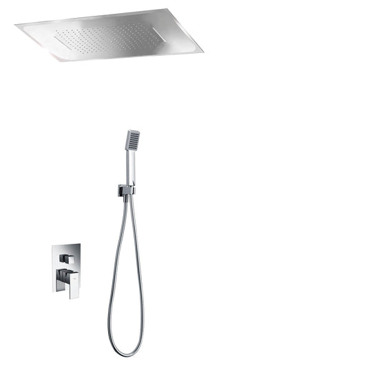 Conjunto De Ducha Empotrado Monomando Sumatra Con Premarco