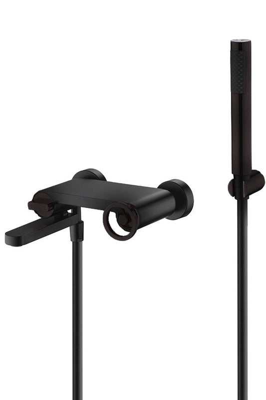 Kit Baño / Ducha Monomando Olimpo Negro Mate