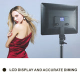 LED Dimmable Panel With Phone Clip Remote Control Lighting