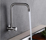 Wall Mounted Stream Sprayer Flexible Hose Kitchen Faucet