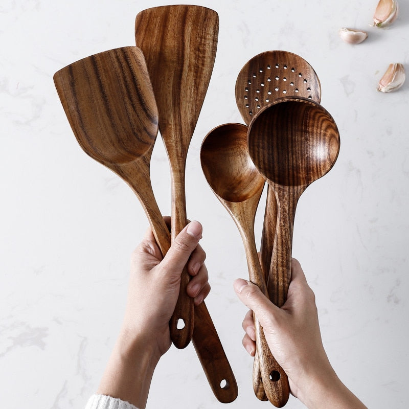 Natural Wood Tableware