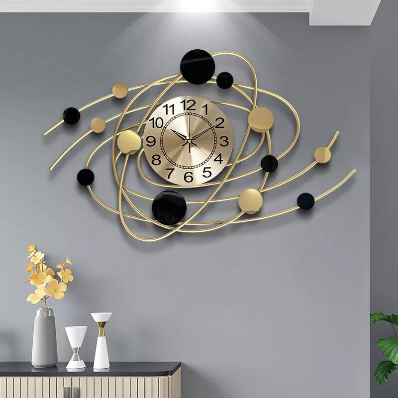 Large 3D Nordic Wall Clock In The Shape Of A Planet