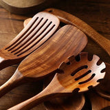 Wooden Utensils Spatulas and Different Styles of Spoons