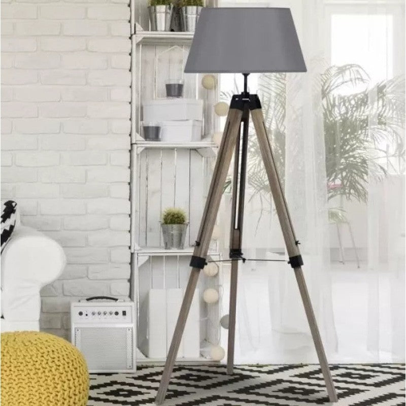 Solid Color Vintage Floor Lamp