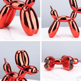 Electroplated Resin Dog Crafts Modern Animal Statue