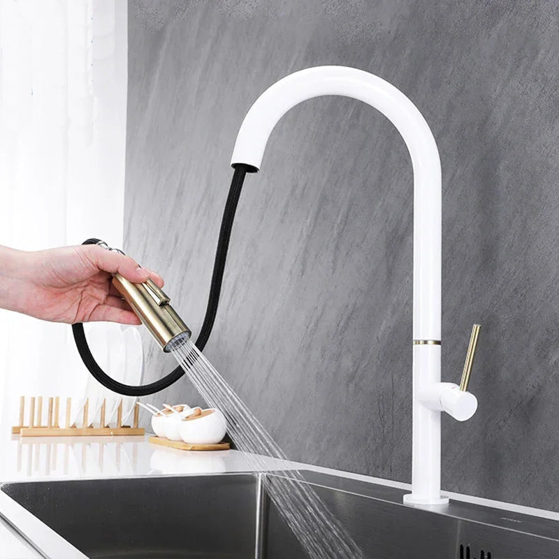 Smart Touch Sensor Rotate Kitchen Faucet
