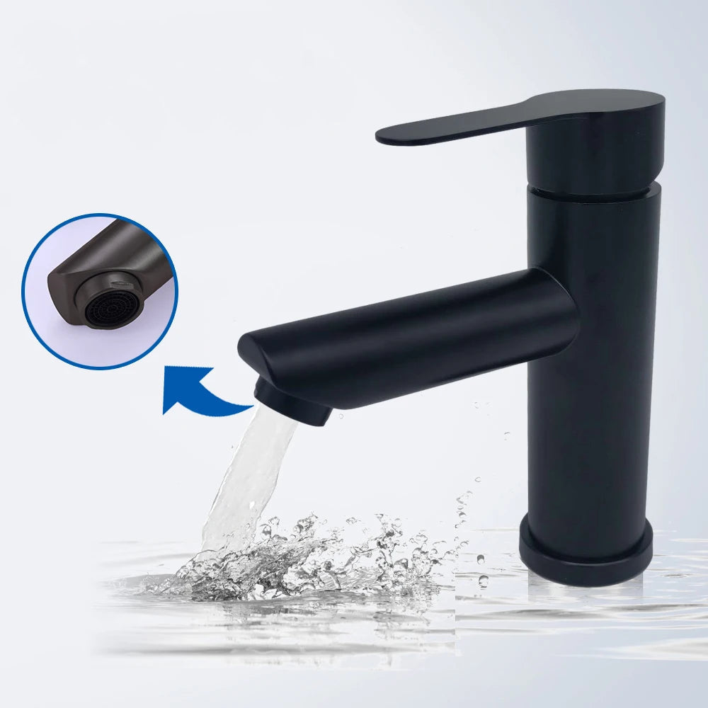Deck Mounted Sink Tap Bathroom Faucet