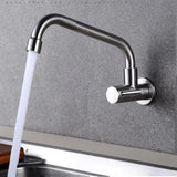 Wall Mounted Stream Sprayer Flexible Hose Kitchen Faucet