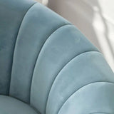 Postmodern Velvet Single Seater Sofa for Living Room & Bedroom