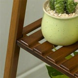 Bamboo Plant Stand Flower Pot Display Shelf