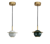 Nordic Chandelier  Modern Minimalist Marble Copper Lamp