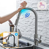 Pull Out Sensor Kitchen Touch Control Faucet