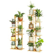 5 to 6 Tier Bamboo Shelf for Flower Pots