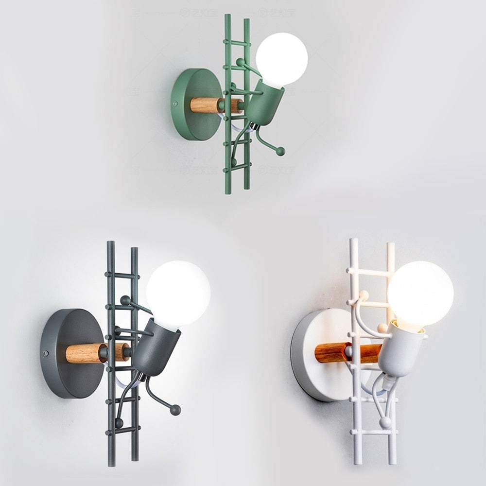 Modern Creative Cartoon Robot Wall Lamp