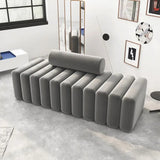 Nordic Stool Strip Cylindrical Sofa