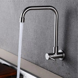 Wall Mounted Stream Sprayer Flexible Hose Kitchen Faucet
